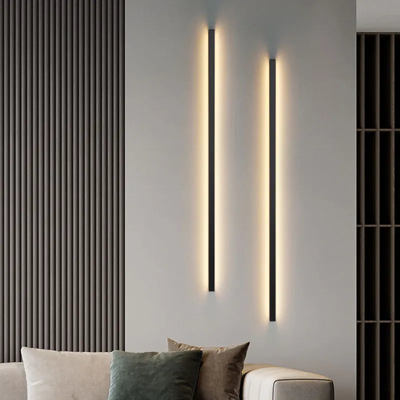 applique murale led cuboïde minimaliste en aluminium avec télécommande - vue 3 sur 22