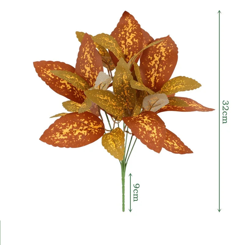 feuilles de bambou artificielles en soie pour décoration élégante - vue 16 sur 32