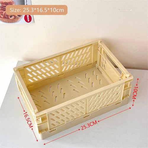 panier pliable empilable pour rangement maquillage bijoux jouets - vue 20 sur 19