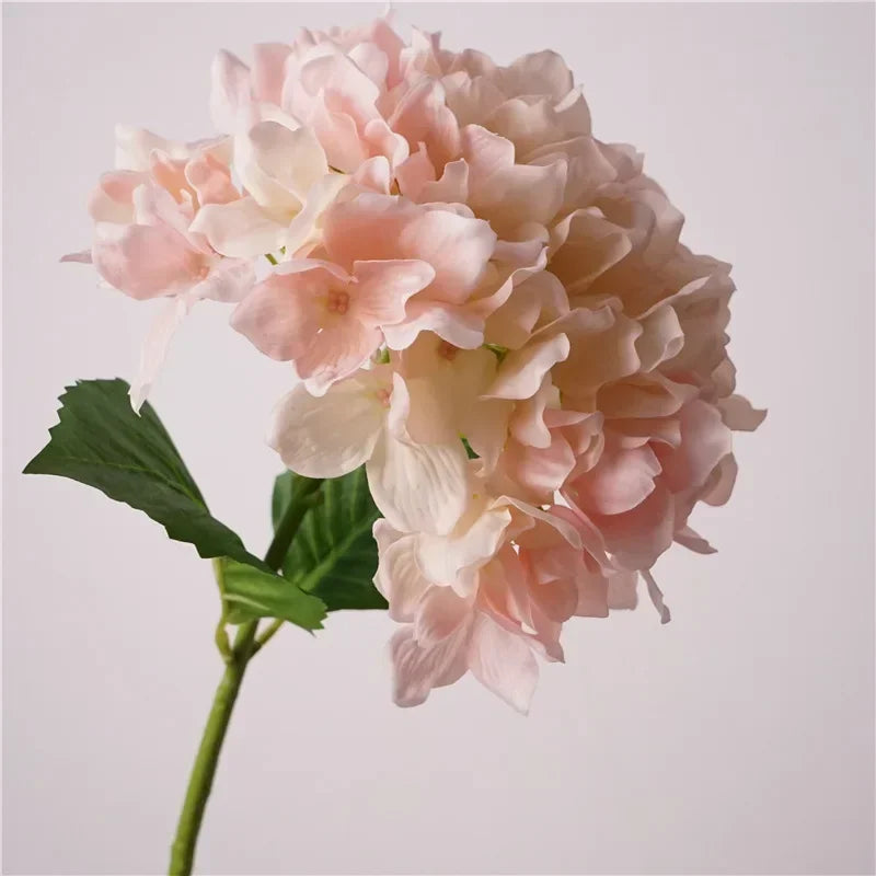 fleurs d'imitation réalistes hortensias décoratifs pour restaurants