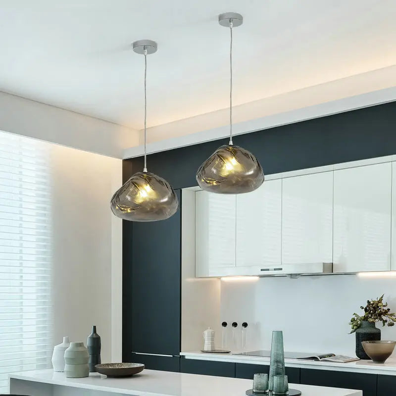 suspension moderne lampe duplex escaliers pour restaurant - vue 4 sur 9