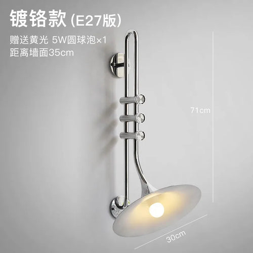 applique murale led saxophone au style industriel romantique pour restaurant - vue 9 sur 9