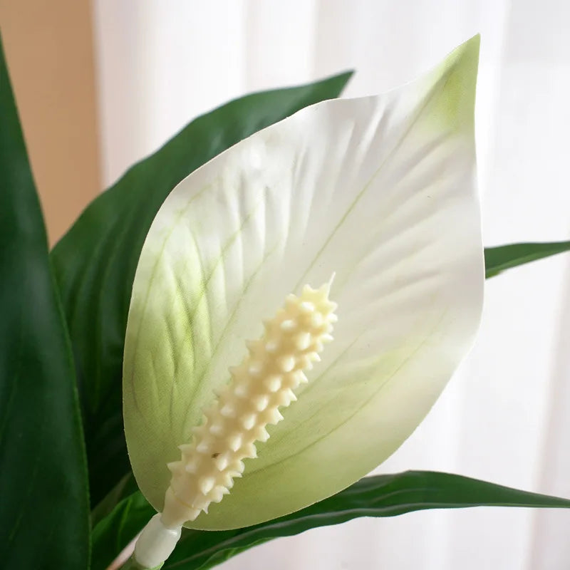 plantes artificielles tropicales monstera anthurium pour décoration intérieure - vue 6 sur 6