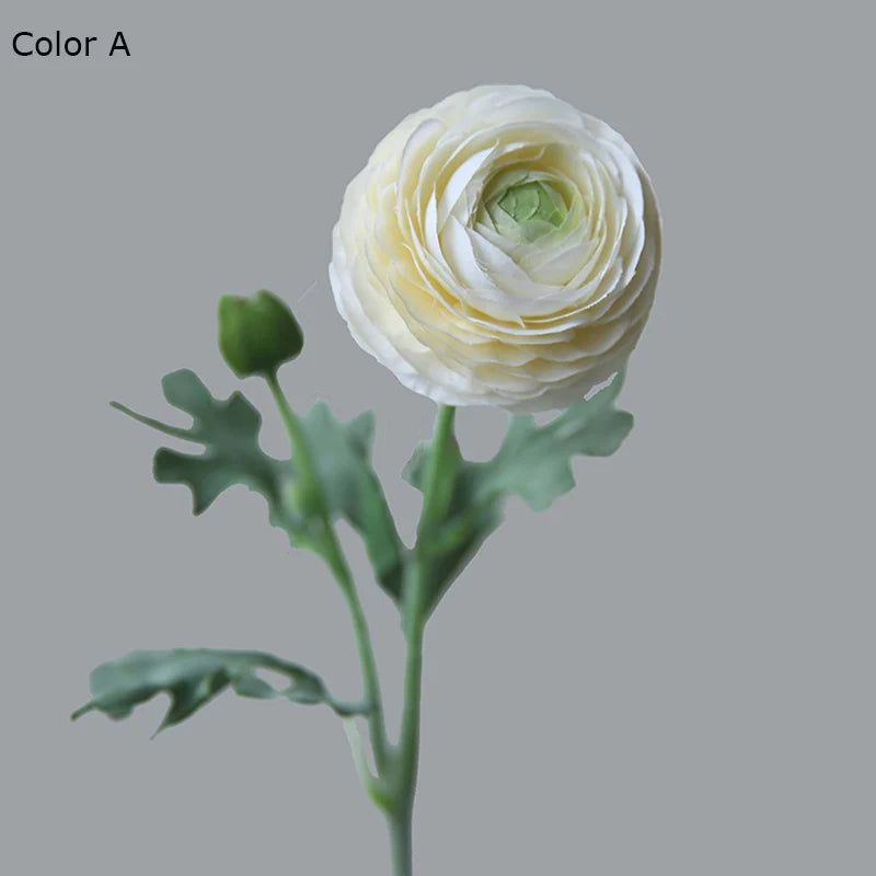 têtes de bouton d'or fleurs artificielles en soie décoration mariage - vue 4 sur 10