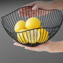 corbeille à fruits en métal pour rangement et décorations variées
