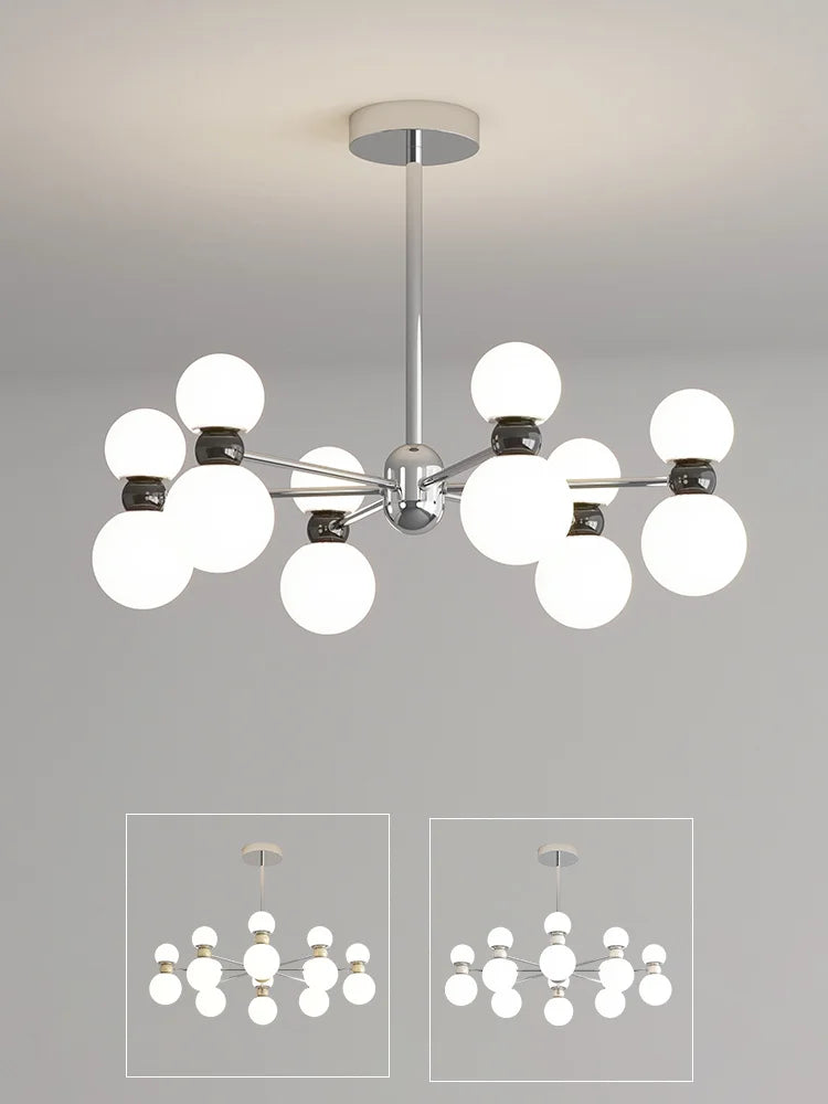 lustre suspendu dimmable pour décoration intérieure moderne - vue 1 sur 15