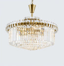lustre moderne en cristal design haut de gamme pour intérieur élégant