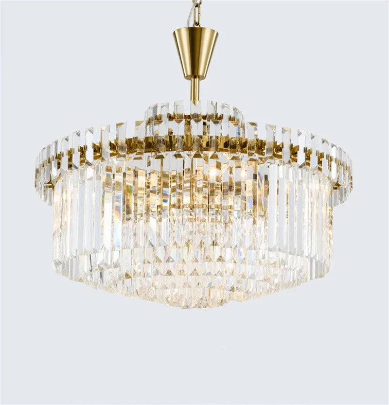 lustre moderne en cristal design haut de gamme pour intérieur élégant - vue 4 sur 6
