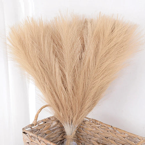lot de bouquets dherbe de pampa artificielle pour décoration intérieure - vue 2 sur 15