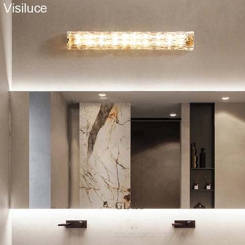 applique murale led en verre style italien moderne luxe - vue 7 sur 8