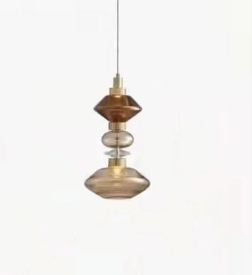 suspension design italienne en verre pour intérieur élégant - vue 9 sur 12
