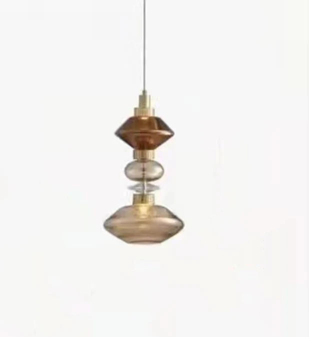 suspension design italienne en verre pour intérieur élégant - vue 9 sur 12