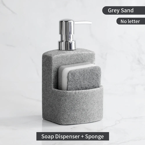 distributeur de savon liquide avec rangement pour accessoires de cuisine - vue 12 sur 14