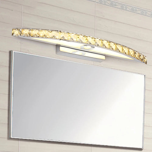 10W 15W 18W L44cm L54cm L70cm miroir avant lumière intérieure applique étanche salle de bain miroir avant lumière chambre vanité éclairage - vue 2 sur 7