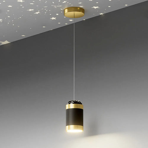 suspension moderne à projection d'étoiles pour décoration intérieure - vue 2 sur 8