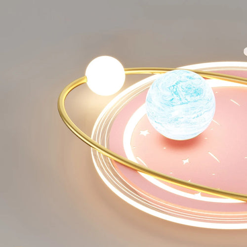 plafonnier enfant design astronaute lampe led créative moderne - vue 7 sur 9