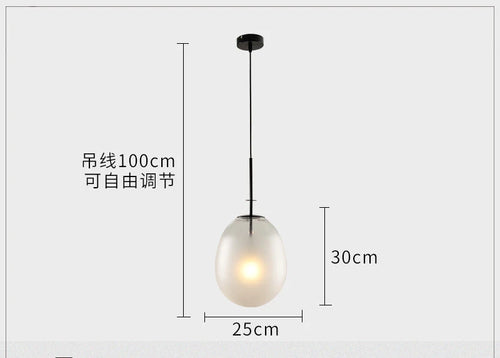 suspension en verre design pour décoration intérieure moderne - vue 8 sur 7