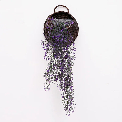 plantes artificielles vignes saule murale décoration intérieure mariage balcon - vue 5 sur 7