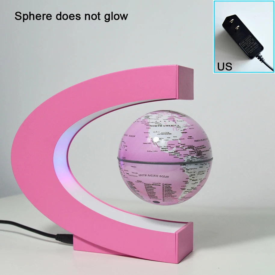 globe de lévitation magnétique 3d avec autorotation lumineuse - vue 16 sur 16