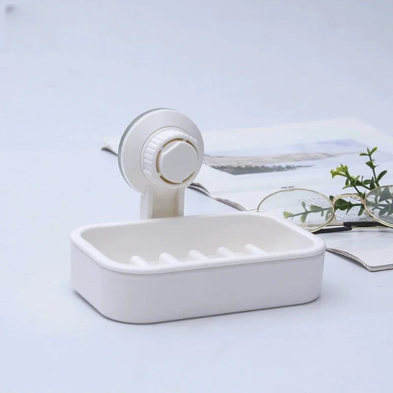 boîte à savon avec égouttoir et ventouse pour salle de bain - vue 9 sur 12