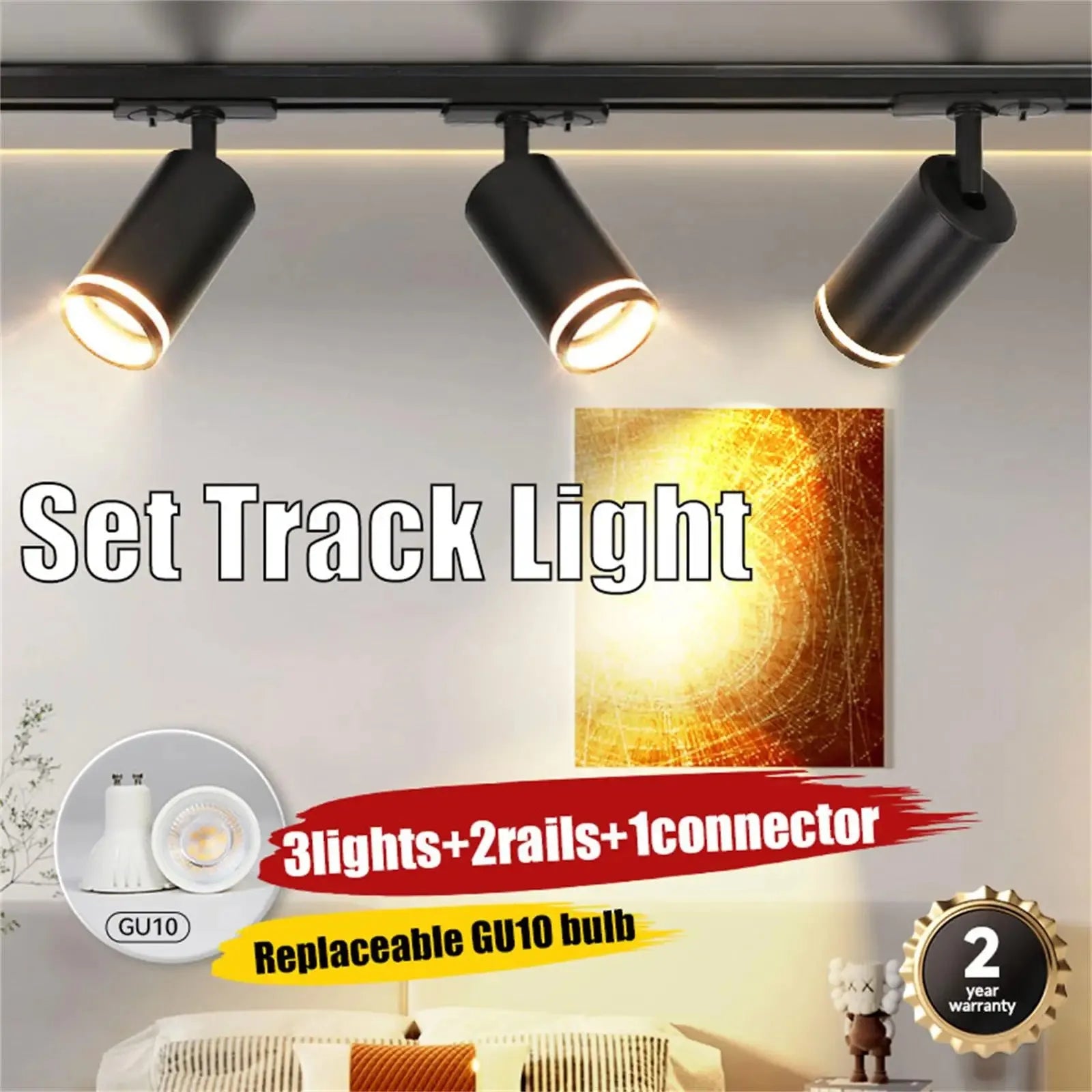 plafonnier rail d'éclairage led pour magasins et salons - vue 2 sur 24