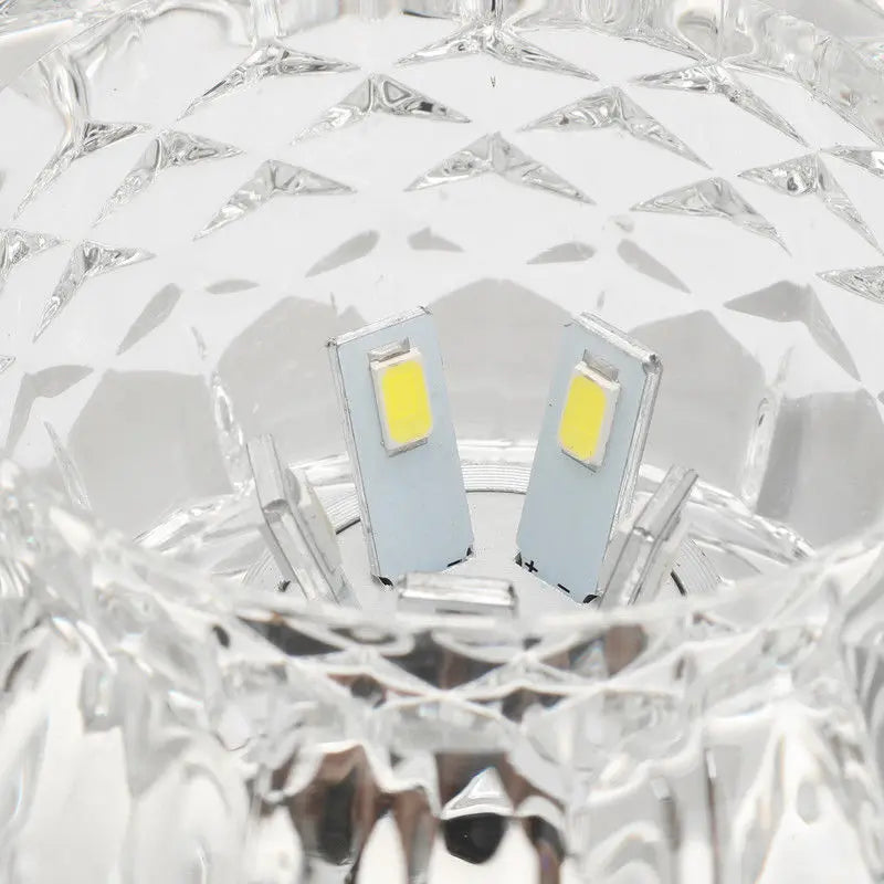 plafonnier en cristal led design moderne pour intérieur élégant - vue 5 sur 10