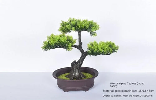 plante artificielle bonsaï en plastique pour décoration intérieure - vue 39 sur 41