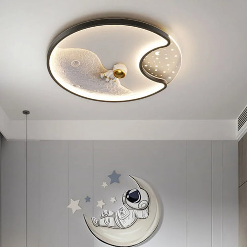 plafonnier led astronaute moderne pour chambre d'enfants - vue 3 sur 10
