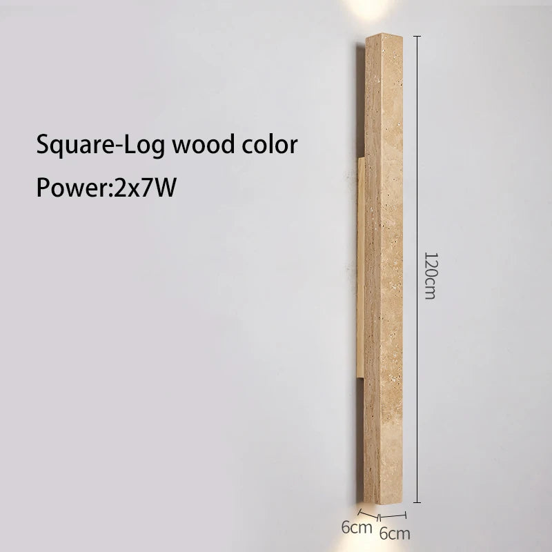 Applique murale longue Led en pierre - vue 16 sur 21