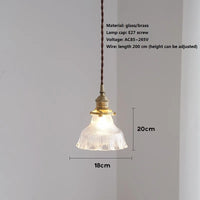 suspension vintage en verre japonais pour éclairage de loft