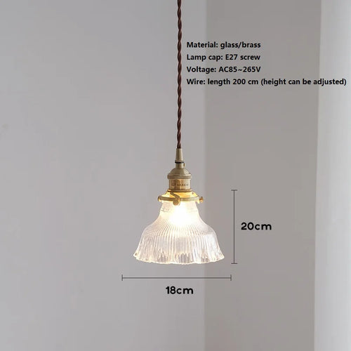suspension vintage en verre japonais pour éclairage de loft