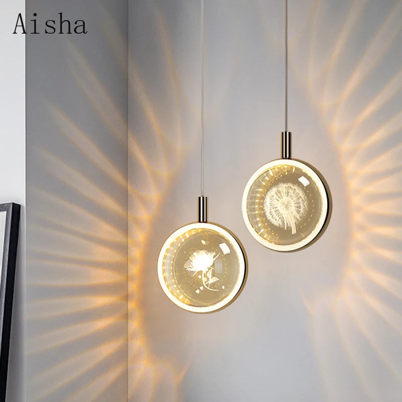 suspension en cristal de luxe pour décoration moderne - vue 1 sur 10