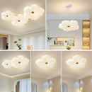 plafonnier moderne à leds en forme de fleur pour décoration intérieure