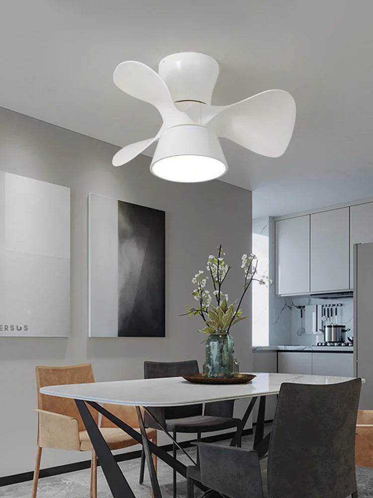 lustre moderne à led avec ventilateur pour intérieur - vue 3 sur 10