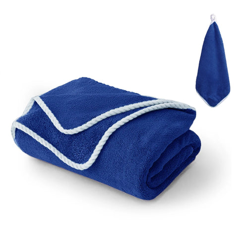 Serviette de bain polaire douce sechage rapide anti sable