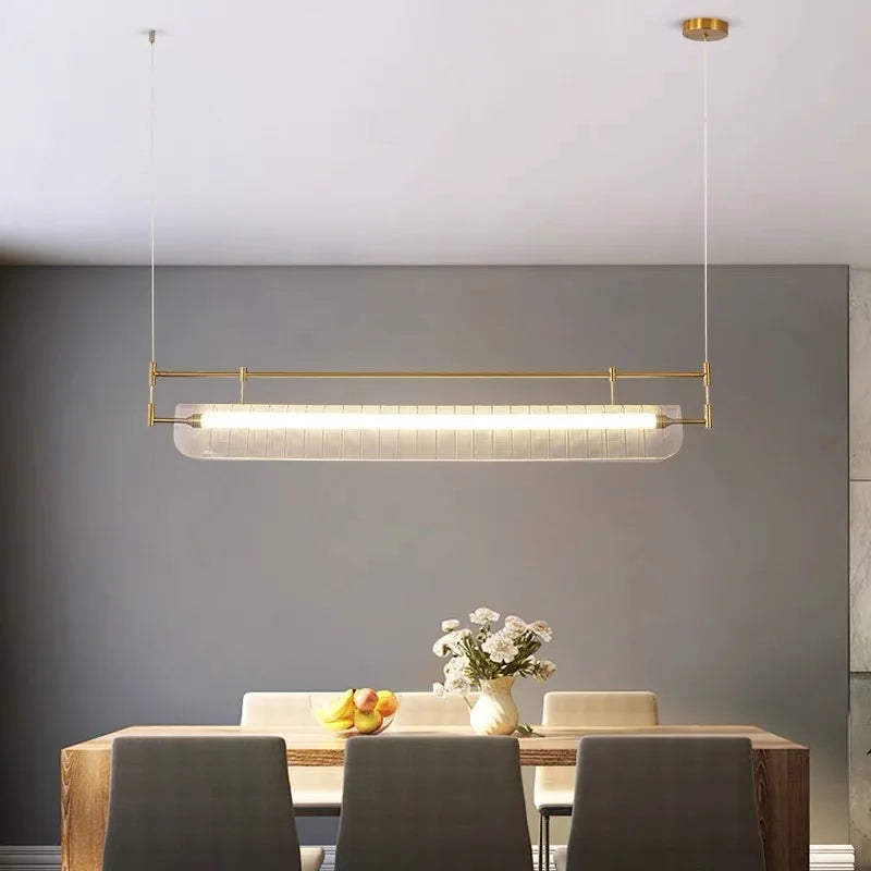 suspension rétro en verre pour décoration intérieure moderne - vue 1 sur 18