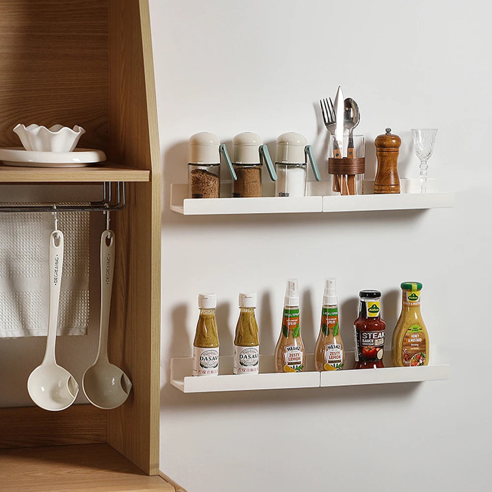 etagère murale sans perçage pour rangement de douche - vue 7 sur 7