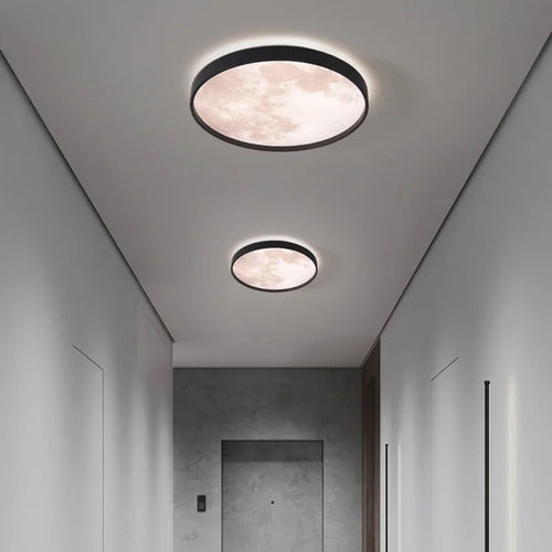 plafonnier led créatif en forme de lune design moderne décoratif - vue 5 sur 14