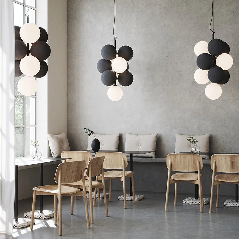 suspension en flanelle style nordique créatif pour espaces modernes - vue 3 sur 10