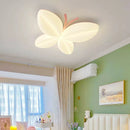 plafonnier créatif papillon pour chambre de petite fille