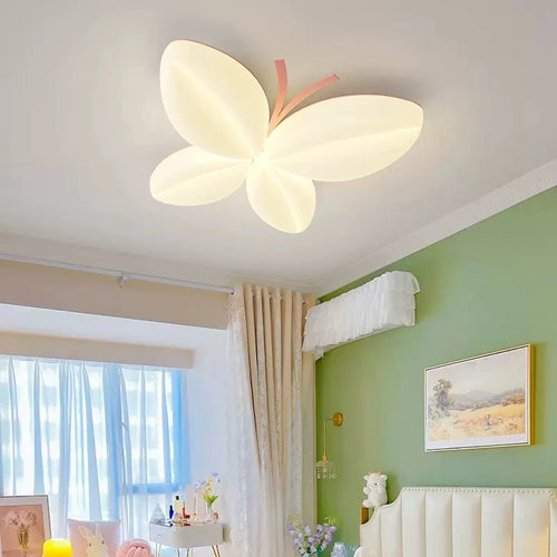 plafonnier créatif papillon pour chambre de petite fille - vue 6 sur 11