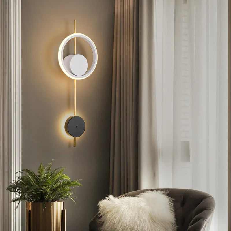 applique murale led moderne pour décoration intérieure élégante - vue 5 sur 10