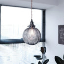 lustre nordique loft boule de verre led décoration de luxe