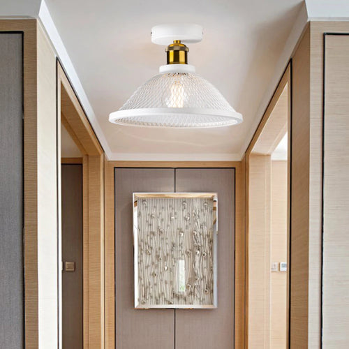 plafonnier moderne à leds style vintage industriel rétro loft - vue 7 sur 9