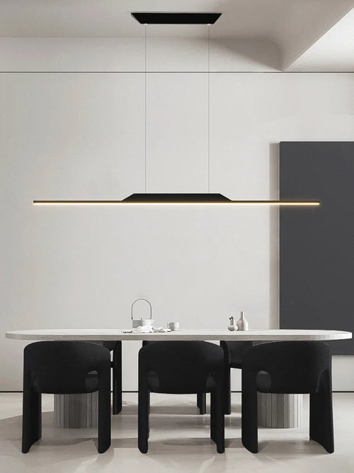 lustre led moderne pour bar cuisine et studio - vue 2 sur 15