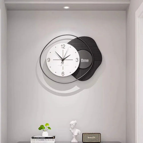 horloge murale silencieuse design nordique moderne luxe décoratif - vue 6 sur 10