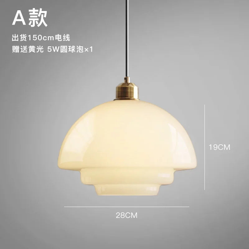 suspension décorative en verre design pour intérieur moderne - vue 8 sur 9