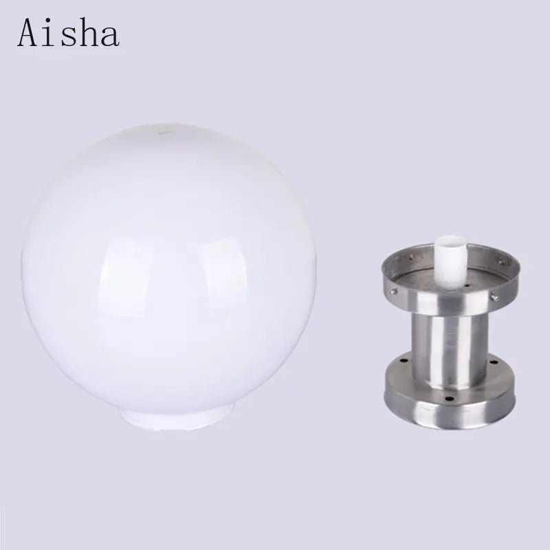 lampe extérieure en acier inoxydable pour jardin et clôture - vue 4 sur 7