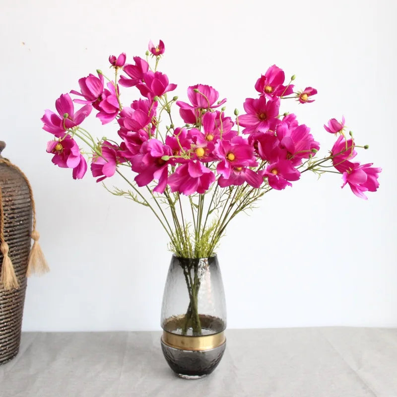 fleur artificielle de camomille pour décoration de mariage et fête - vue 5 sur 12