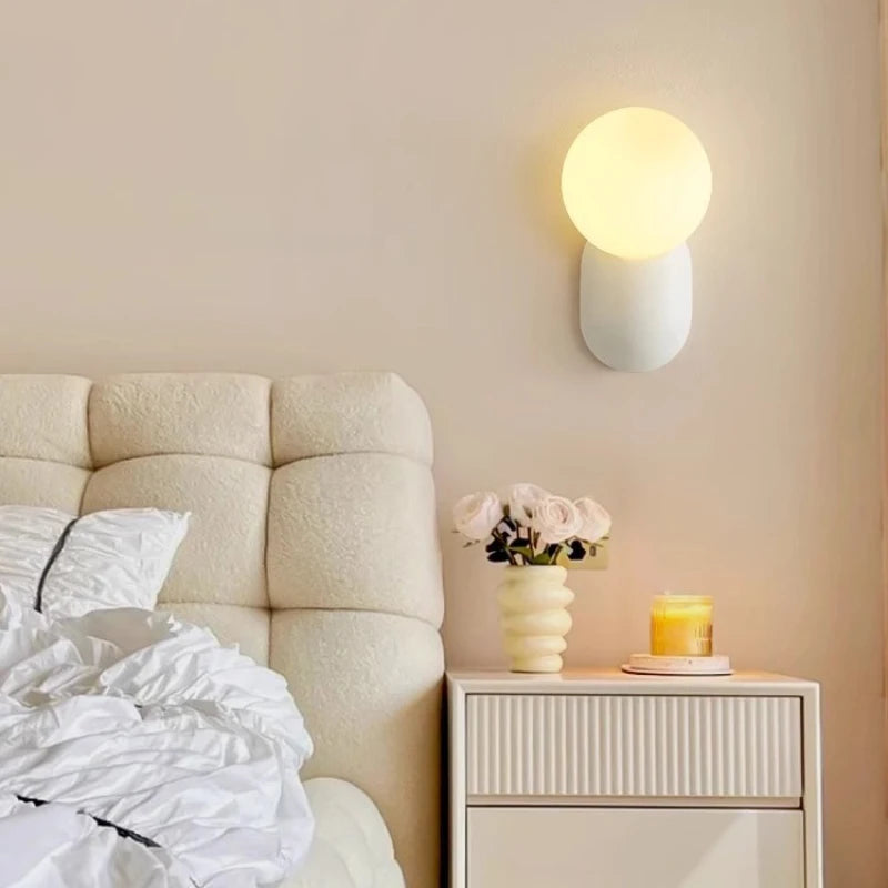 applique murale led moderne petite lampe à bulles décorative - vue 4 sur 9